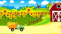 Grúa y Excavadora | Dibujos animados educativos | Caricaturas de carros | Coches para niños