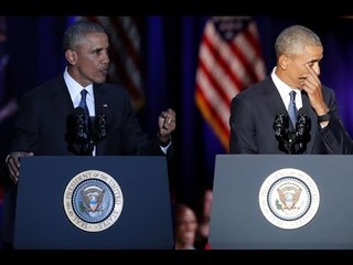 Obama'dan duygusal veda