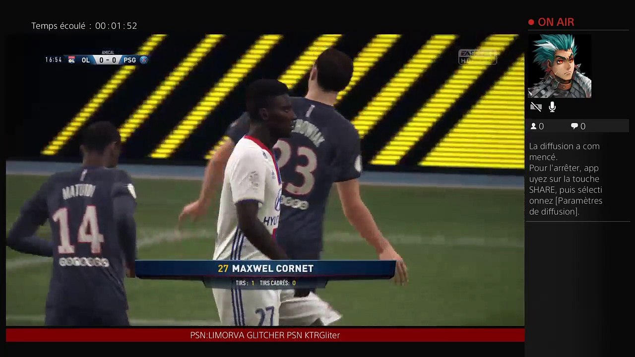 Détente sur  FIFA  17