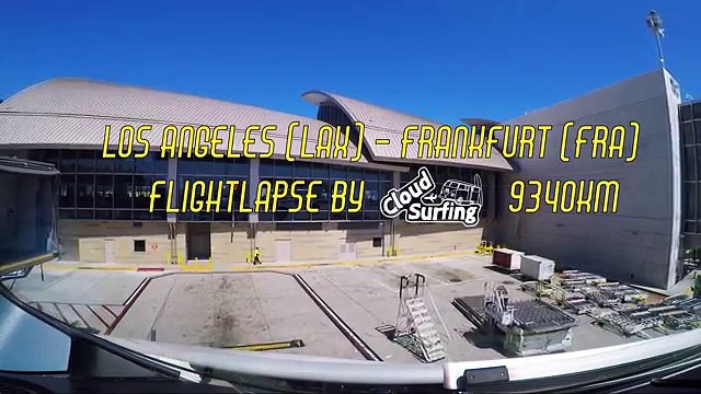 A380 Cockpit Flight Timelapse from LOS ANGELES [LAX] to FRAN-1