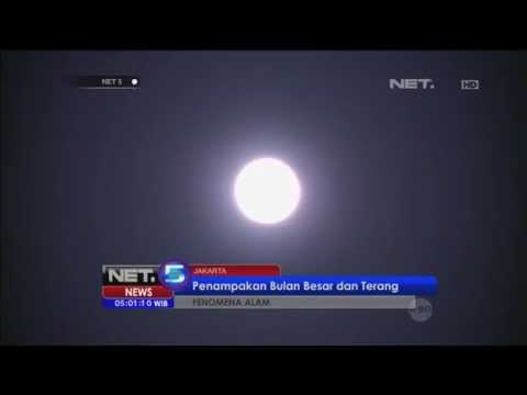 Fenomena Alam Supermoon terbesar dalam 20 tahun - NET5