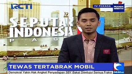 Diduga Belum Mahir Mengendarai, Mobil Terguling