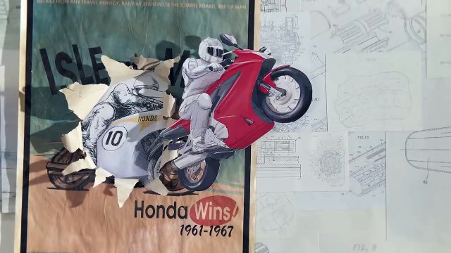 Take a journey through six decades of Honda innovation as multiple animators manipulate thousands of hand-drawn illustrations. Experience the Power of Dreams at