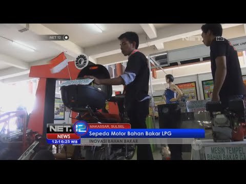 Elpiji 3kg jadi bahan bakar sepeda motor - NET12