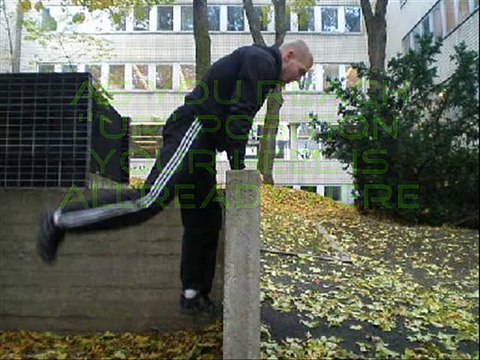 parkour tutorial - getting ontop and over a wall (after climb up)