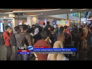 Lomba Makan Bakso Jumbo di Malang -NET5