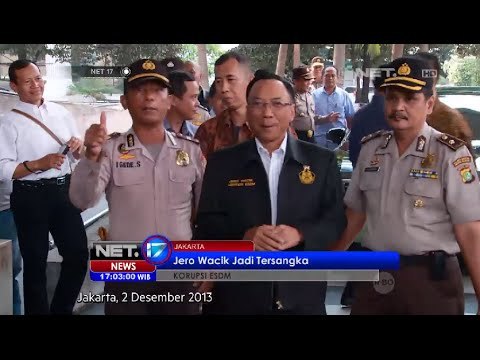 Menteri Jero Wacik jadi tersangka kasus pemerasan - NET17