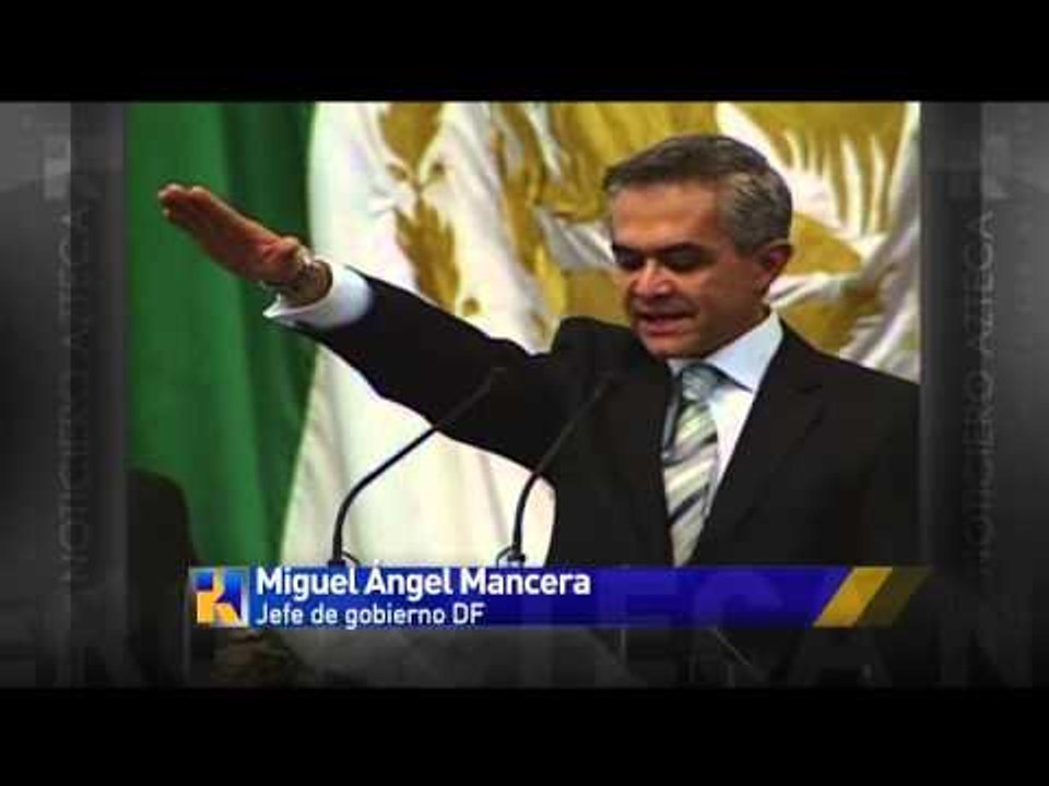 Nuevo jefe de gobierno del DF toma protesta