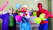 Mega Wet Balloons Spiderman Collection Learn Colours Balloon Finger Nursery Compilation