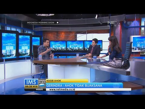 Talkshow nasib Ahok di kancah politik - IMS