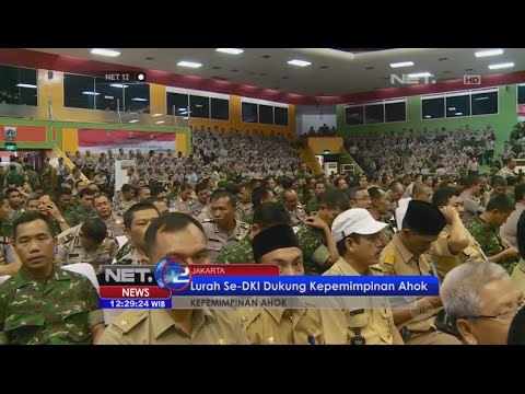Para lurah DKI Jakarta dukung kepemimpinan Ahok - NET12