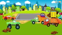 Car Cartoon | The Excavator | Vehicles for kids | Cars & Trucks Cartoon for children