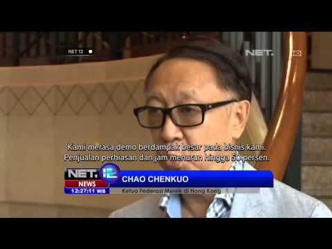 Polisi dan warga pendemo di Hong Kong bentrok - NET12