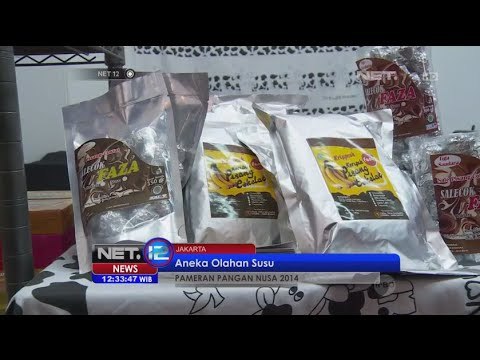 Aneka olahan berbahan dasar susu di Pameran Pangan Nusa 2014 - NET12