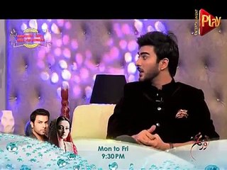 Imran Abbasi Admiring Waqar Zaka In Neelum Muneer Show