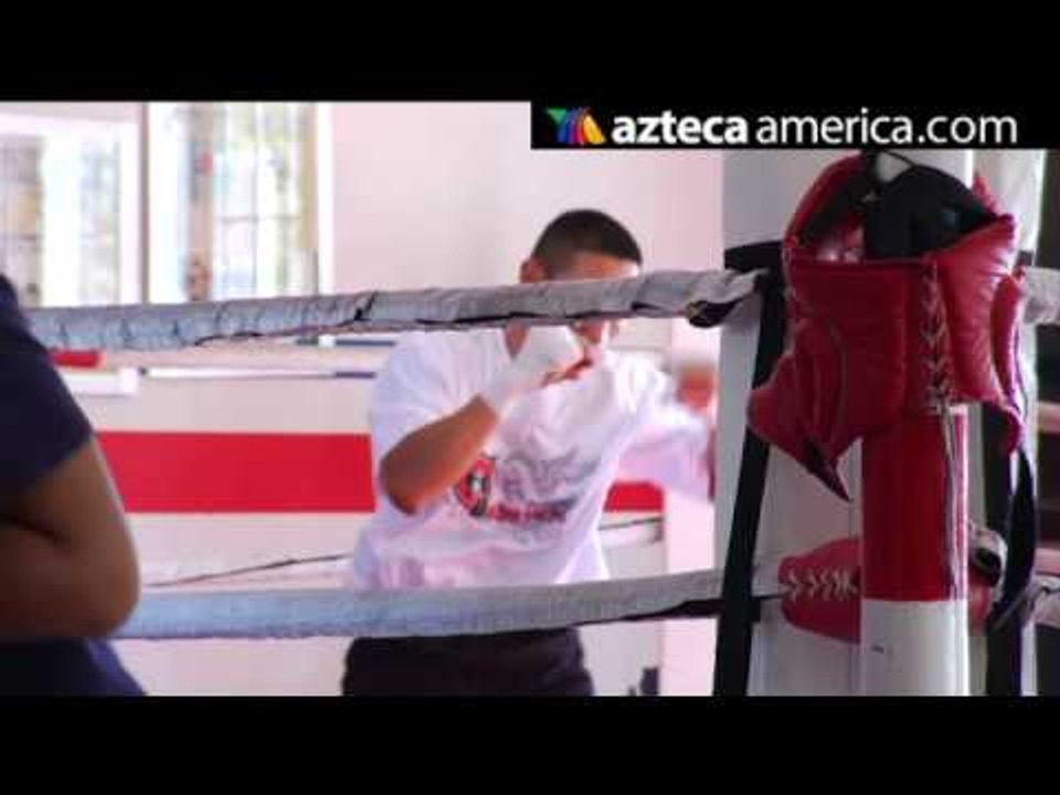 Entrenando con el "Gallo" Estrada