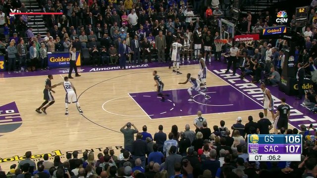 Stephen Curry Blows the Easy Game-Winner Warriors vs Kings February 4, 2017 2016-17 NBA Season