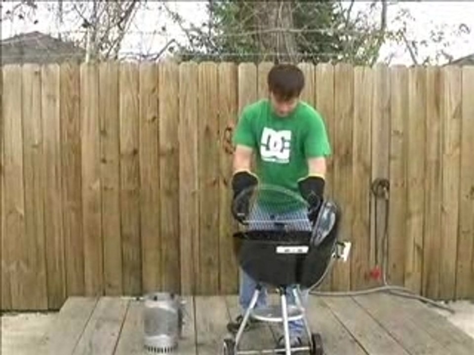 Weber Charcoal Grill Cooking Video