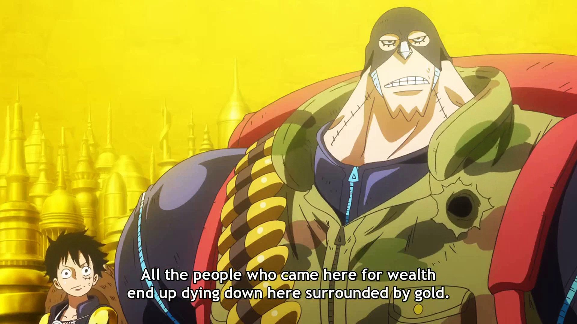 Luffy Trapped In Golden Prison One Piece Film Gold Video Dailymotion