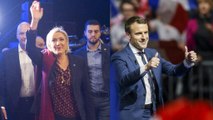 Макрон, Ле Пен и Меланшон встречаются с избирателями в Лионе