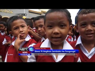 Siswa TK donasi bantu pengungsi kebakaran - NET12