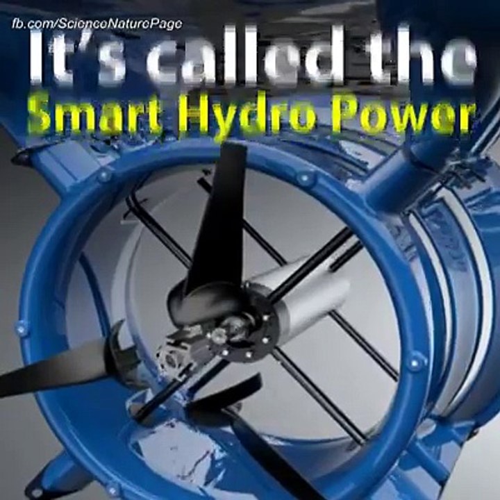 This turbine generate electricit from rivers and canals