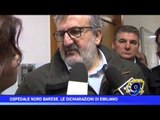 Ospedale Nord Barese, le dichiarazioni del presidente della Regione Michele Emiliano