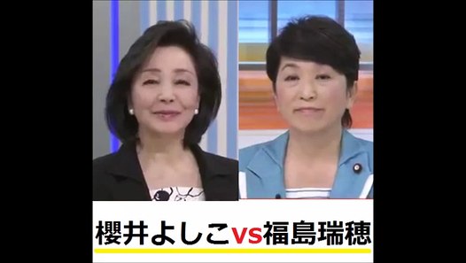 櫻井よしこvs福島瑞穂 歴史認識と憲法改正 動画 Dailymotion