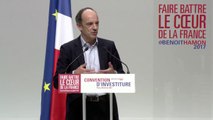 Thomas Clay annonce les résultats définitifs des Primaires citoyennes