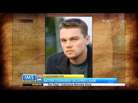 Today's History 11 November 1974 Leonardo Dicaprio lahir di California - IMS