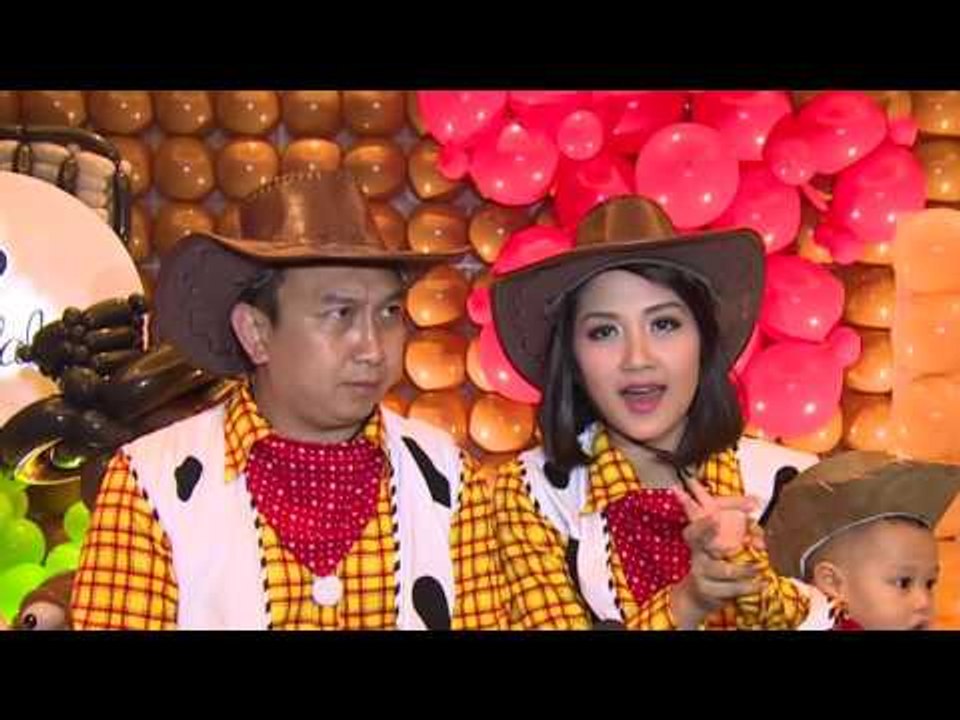 Augie Fantinus dan Sang Anak Rayakan Ulang Tahun Bersama