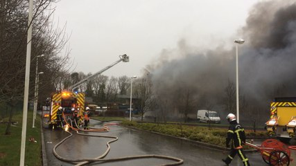 Incendie au Relecq-Kerhuon
