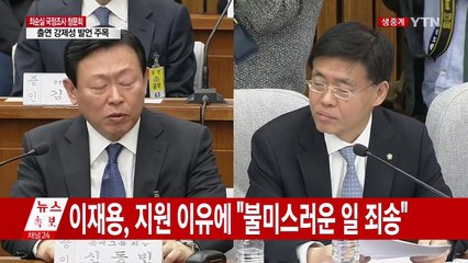 [청문회 영상] 신동빈 "재단 후원에 직접 관여 안 했다" / YTN (Yes! Top News)