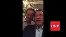 David Cameron and Arnold Schwarzenegger - BFFs for life