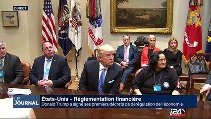 Trump a signé ses premiers décrets de régulation de l'économie