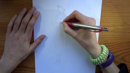 Dessiner un manga - accéléré