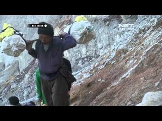Kisah inspiratif penambang belerang Kawah Ijen - NET Jatim