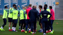 FC Barcelona traning session: Recovery session for FC Barcelona with an eye on the Copa