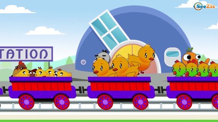 Trenes Para Niños - Dibujos animados educativos - Episodios completos de 1 hora - Vídeos de Trenes