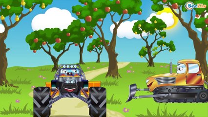 Cartoons for children about Garbage Trucks - Kids Cartoon about Cars: Video for Kids