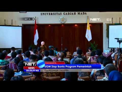 Presiden Jokowi Kuliah Umum di Universitas Gajah Mada - NET24