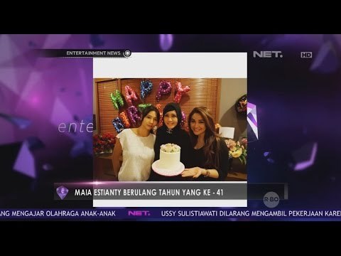 Penyanyi Cantik Maia Estianty Rayakan Ulang Tahunnya yang Ke-41 Tahun
