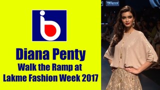 Diana Penty Walk the Ramp at Lakme Fsahion Week 2017