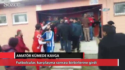 Amatör kümede kavga