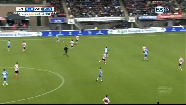 Queensy Menig Goal HD - Sparta Rotterdam 0 - 1 Zwolle - 05.02.2017 HD