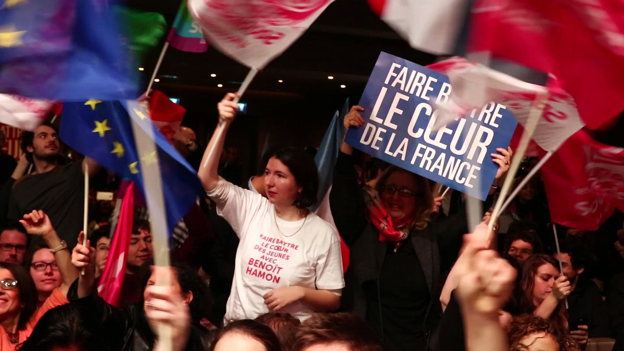 Convention d'investiture de Benoît Hamon à la Mutualité