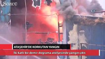 İstanbul Ataşehir’de yangın