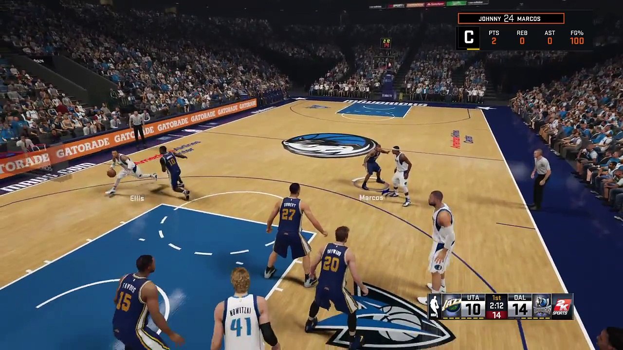 NBA 2K15 Close game against Dallas