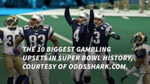 The 10 biggest gambling upsets in Super Bowl history