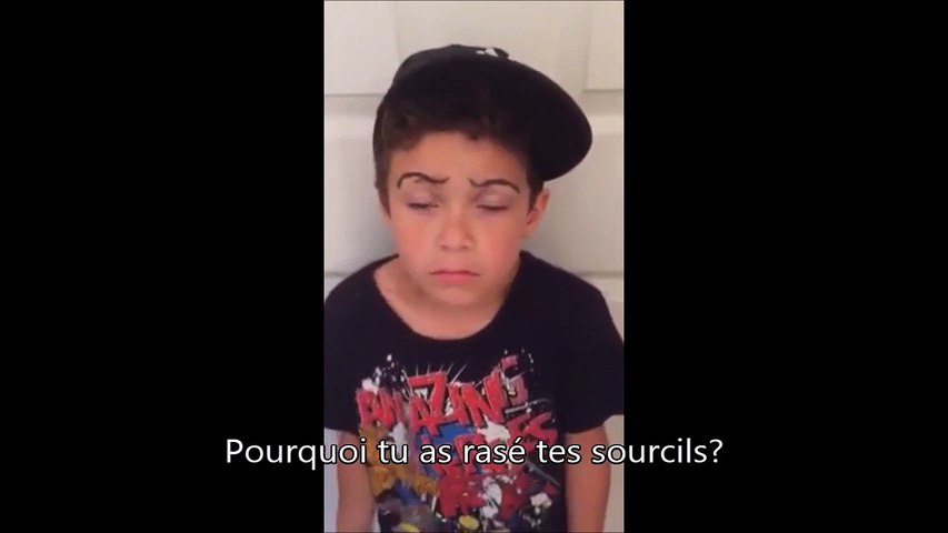 Un Petit Garçon Se Rase Les Sourcils ! - Vidéo Dailymotion